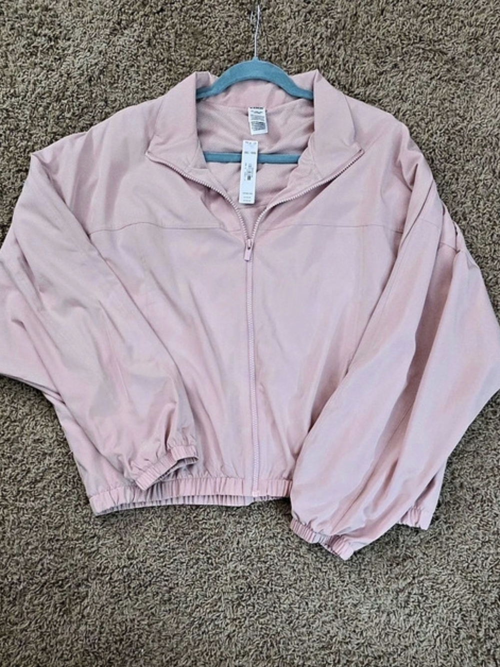 Victoria's Secret Pink Windbreaker Jacket Pink Jacket Size XXL NWT